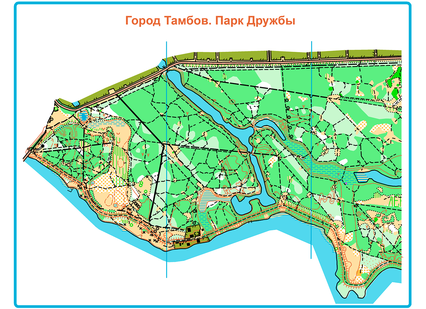 Карта парк дружбы тамбов